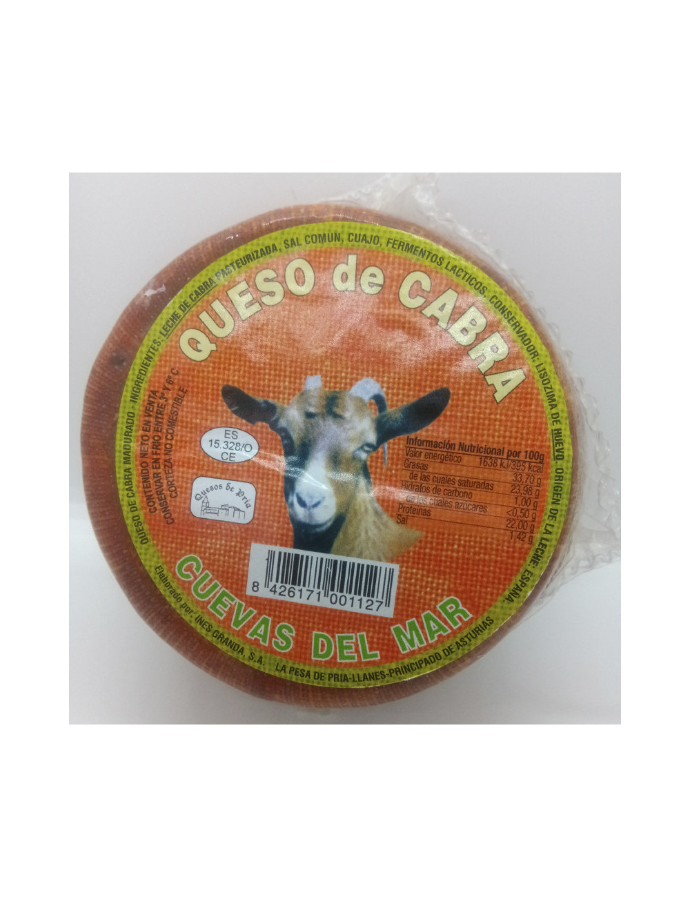 Queso de cabra Cuevas del Mar 500g