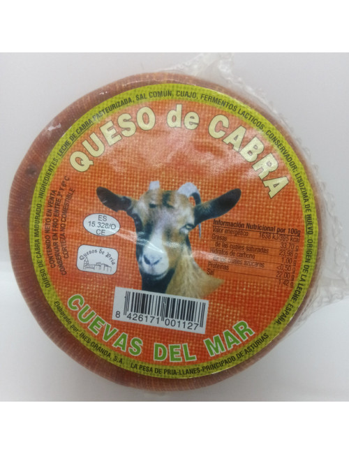 Queso de cabra Cuevas del Mar 500g