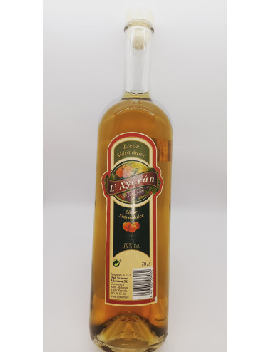 Licor de sidra dulce L´Ayerán